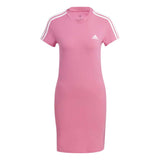 Vestido Adidas Mujer W 3S Fit T Dr Ic9884 Rosa