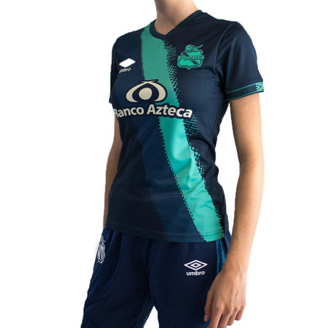 Jersey Umbro Mujer Fc Puebla Visitante 2020 2021 Verde