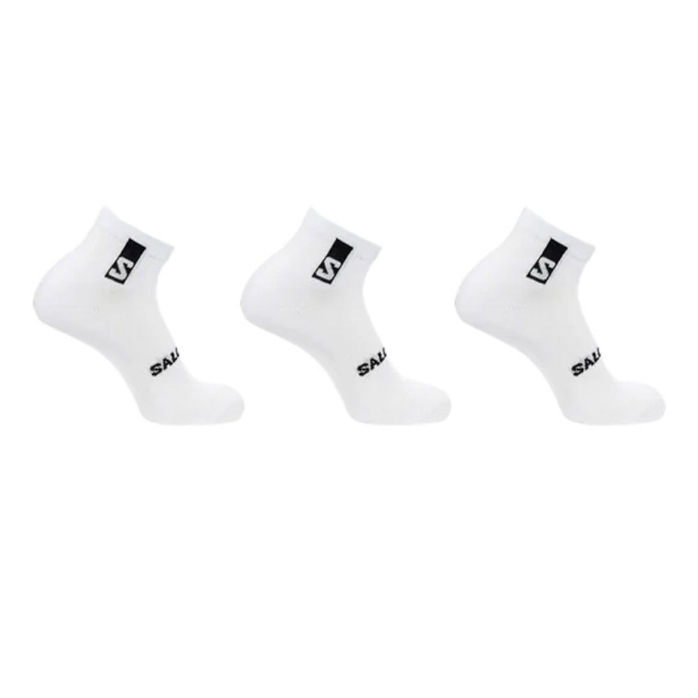 Calcetas Salomon Unisex Everyday Ankle 3 pack Blanco